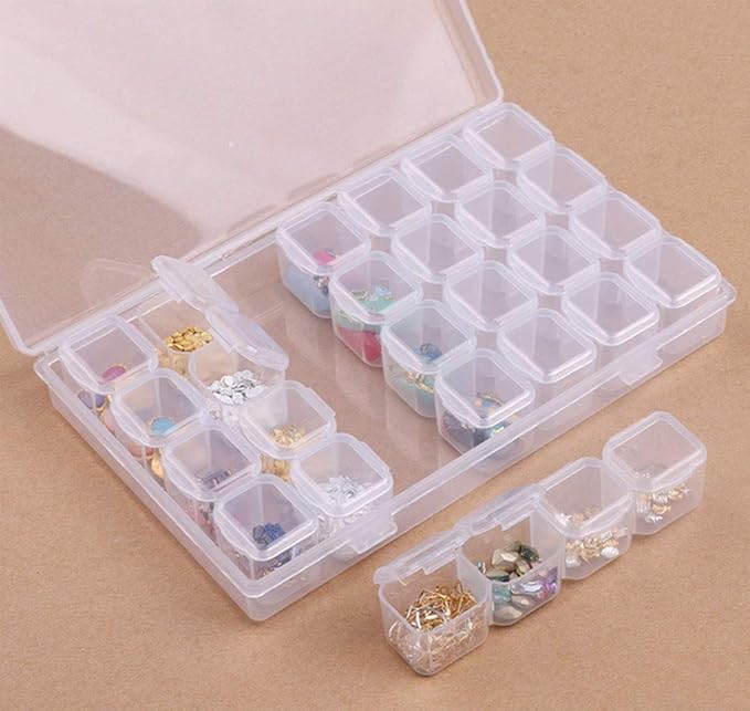 28 Grids Diamond Painting Embroidery Box 5D