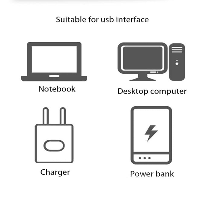 4 Pcs USB Plug Lamp Mini Night Light