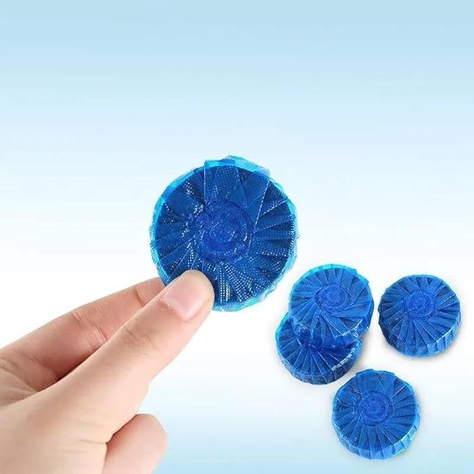 10 Pieces Bathroom Disinfection Cleaning Tablets, Helps Remove Descal, Lime and Yellowing Toilet Special Scent